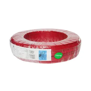 Ul1015 pvc isolé flexible électrique 16awg 18awg 20awg fabricants de fils merveilleux branchement électrique fil de cuivre câble vw-1