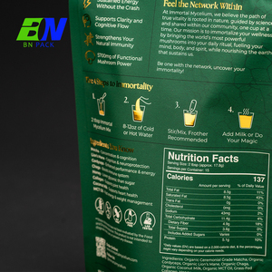 Food Grade Custom Gold Foil Printing Side Gusset Bag for Spices Moisture Proof Flexible Packaging - Product Image 4