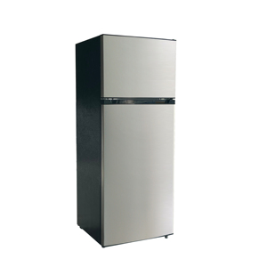 7.5Cu.Ft Hot Sale Stainless Steel Large Capacity Double Door Top-<b>freezer</b> Refrigerators Refrigerator for Home Household Refrigera - Product Image 1