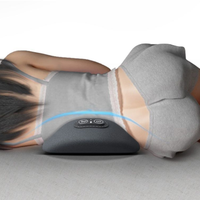 Beheiztes Vibrations-Massagekissen Multifunktionales Elektrisches Aufladbares Modell für Taille und Lendenwirbelsäule Massagegerät