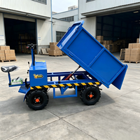 Chariot de transport pliable inversé LOADPRO Climbing King à quatre roues avec moteur 1500W, se déplace en toute fluidité sur les pentes raides et les terrains accidentés