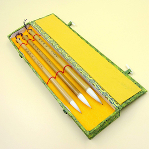 Pinceau de <span class=keywords><strong>calligraphie</strong></span> en bambou Stylo de <span class=keywords><strong>calligraphie</strong></span> de style chinois Outil d'écriture traditionnelle - Product Image 3