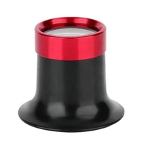 Loupe professionnelle à boucle optique, outil de loupe 10X métallique monoculaire de verre montre outils de réparation de bijoux 1 pièce
