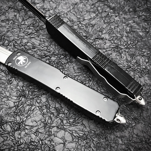 Ut85 săn bắn chiến thuật dao ngoài trời Cắm Trại Đi Bộ Đường Dài Túi dao EDC Công cụ D2 Lưỡi thép hợp kim kẽm xử lý - Product Image 5