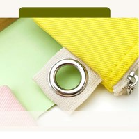 Kantong Penyimpanan Mini Kanvas Pendek Anti Maling Multifungsi dengan Lapisan Katun dan Gantungan Kunci Logam
