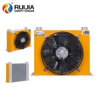 Intercambiador de Calor de Aceite de Alta Eficiencia con Placas de Aluminio de 100 Litros, Ventilador Condensador de 12V/220V, Enfriador de Aceite de Motor