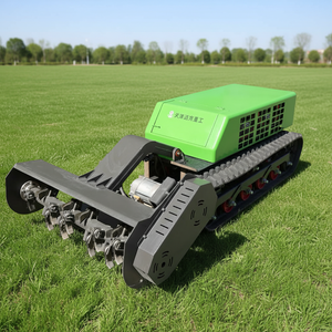 Professional Grade 64V <b>Battery</b> Powered Tracked Lawn Mower for Steep Slope Farming and Pasture Maintenance - Product Image 3