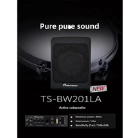 Pioneer TS-BW201LA Caisson de basses de voiture ultra-fin haute puissance 8 pouces en aluminium Bobine double 20Hz-150Hz Tension 12-24V