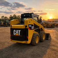 Gebrauchter CAT 246D Kompaktlader Original 3 Tonnen Gebraucht-Radlader für Bau- und Landschaftsbauarbeiten