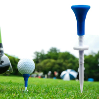 Té de Golf réglable en hauteur t-shirts de Golf en Silicone en plastique pour conducteur abaisseur support de balle de Golf accessoires de support de balle d'entraînement