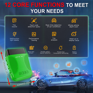 BT ELM327 FA40および12V CANチップエンジンコードリーダーを搭載したOBDIIオートスキャナーをアップグレードし、より多くの車のための新しい診断ツール - Product Image 5