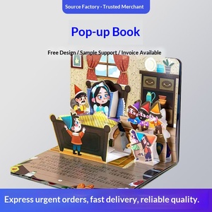 <span class=keywords><strong>Livre</strong></span> <span class=keywords><strong>pop</strong></span>-<span class=keywords><strong>up</strong></span> 3D personnalisé avec gravure en relief, <span class=keywords><strong>livre</strong></span> d'images pour la maternelle, <span class=keywords><strong>livre</strong></span> de lecture classique, conte de fées, princesse - Product Image 2