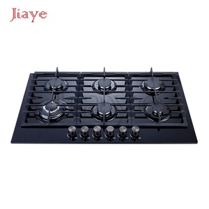 Cuisinière à gaz à prix réduit pour appareils de cuisine majeurs, 6 brûleurs avec verre trempé de 900 mm pour usage domestique OEM ODM - Product Image 1