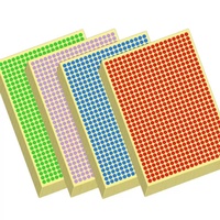 Gedruckte benutzer definierte bunte Multi-Punkt-Aufkleber geschrieben leere Versiegelung etikett Zeichen kreative Abziehbilder für Büro, Kindergarten, Klassen zimmer