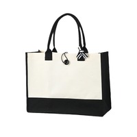 2024 femmes nouveau Jute coton sac écologique recyclable lin sac grand décontracté toile de jute Shopping sac fourre-tout avec Logo personnalisé taille