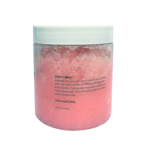 Exfoliante facial Natural <span class=keywords><strong>y</strong></span> exfoliante corporal con dulce slmond aceite de sal rosa del Himalaya exfoliante - Product Image 2