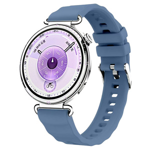 18 mm Compatible avec le <span class=keywords><strong>bracelet</strong></span> en silicone de la <span class=keywords><strong>montre</strong></span> Huawei <span class=keywords><strong>Watch</strong></span> GT6, <span class=keywords><strong>bracelet</strong></span> en silicone ondulé, <span class=keywords><strong>bracelet</strong></span> pour femme pour Huawei GT6 - Product Image 2