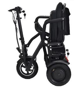 airplane approved travel fast three-Wheeled drive reverse gear 50ah 75ah mobility scooter