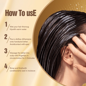 Shampooing et après-shampooing bio à l'huile d'argan du Maroc, marque privée, <span class=keywords><strong>sans</strong></span> sulfate, hydratant naturel pour cheveux, pour une réparation capillaire en profondeur - Product Image 3