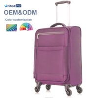 Valise de voyage Huaiyu 2026, prix d'usine, valise souple et légère, bagage à main avec roulettes pivotantes