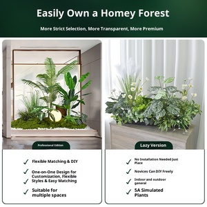 Plantes tropicales vertes artificielles, fleurs artificielles, aménagement paysager pour entrée, décoration de fenêtre intérieure, décorations d'<span class=keywords><strong>escalier</strong></span> - Product Image 5