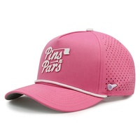 Casquette de golf personnalisée en silicone avec logo, imperméable, pour femmes et hommes, avec porte-tee et marqueur de balle magnétique