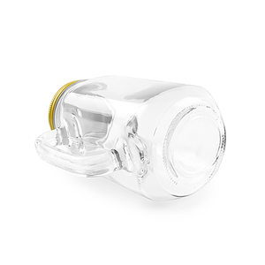 50ml 120ml 250ml 420ml 480ml 620ml 750ml nhà máy bán buôn nước trá<span class=keywords><strong>i</strong></span> cây cốc thủy tinh Mason lọ có tay cầm và nắp để uống - Product Image 5