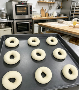 Linea di Produzione Automatica per Bagel, Macchina Formatrice per Bagel Rotondi al Sesamo, Macchina per Pane - Product Image 6