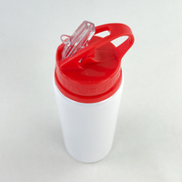 Botella de Viaje Infantil de 12 oz para Sublimación, Vaso Delgado de Acero Inoxidable de Doble Pared con Aislamiento al Vacío, Botella de Agua Recta
