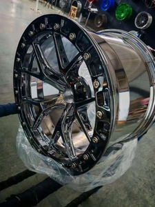 Jantes BZY forgées Beadlock, noir brillant, concaves profondes, pour voitures de course Drag, 15, 17, 18, 20 pouces, pour E46 E90 F30 F90 G87 <span class=keywords><strong>M2</strong></span> - Product Image 5