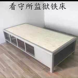 Banco de patio para nadar con espacio de almacenamiento YY-048 Banco de madera para exteriores para uso en centros de detención - Product Image 3