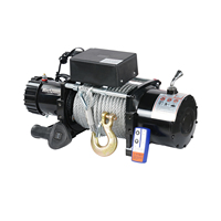 Treuil de remorquage tout-terrain 4x4 ATV UTV haute résistance, étanche, électrique, neuf, pour le sauvetage et le dépannage, monté sur véhicule, 12000 lb, 12V/24V, CE