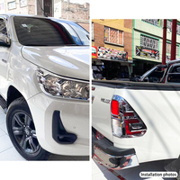 Usine en gros Auto Part couvercle de réservoir de gaz poignée de porte bol couvercle de phare Kit de carrosserie pour Toyota Hilux Revo