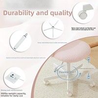 Chaises de bureau modernes et abordables, chaise pivotante réglable avec roulettes pour bureau, étude, salon, coiffeuse, chambre à coucher