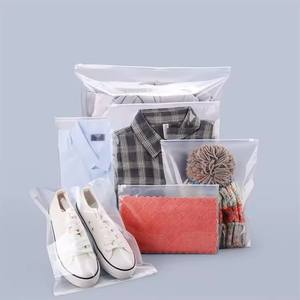 Sous-vêtements jetables en PE imprimés personnalisés, recyclables, sac à fermeture éclair givré, emballage <span class=keywords><strong>de</strong></span> vêtements en PVC, sacs à fermeture éclair pour bikini, logo - Product Image 2