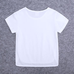 Tops de Verano para Bebés Niñas de Color Sólido de Algodón 2019 al por Mayor - Product Image 5