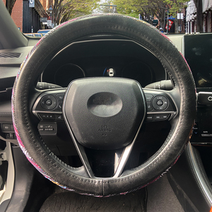 Funda de Cuero PVC para <span class=keywords><strong>Volante</strong></span> de Coche, Antideslizante, Universal, 15 Pulgadas - Product Image 2