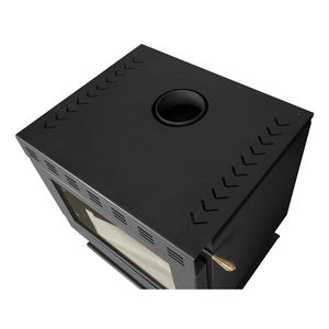 Poêle à bois sans fumée R1201A, vente chaude <span class=keywords><strong>en</strong></span> Europe, 12 kW, intérieur, briques réfractaires, foyer à bois pour le chauffage des pièces - Product Image 4