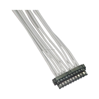 Harnais de câblage personnalisé Linksunet HRS Original 0.8mm Pitch DF52-10P-0.8C+DF52-2832PCF+UL1571-28AWG OD0.6MM
