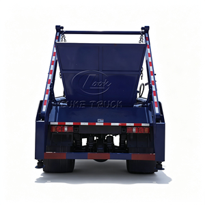 SINOTRUK Heavy Duty Roll Off Garbage Truck Diesel Engine Blue Hydraulic Skip <b>Bin</b> Loader Waste Removal Vehicle - Product Image 5