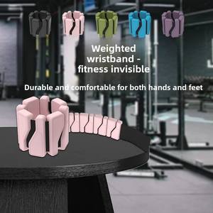 Pesas de Muñeca Magnéticas Ajustables de Acero de 1LB y 2LB al por Mayor, con Banda Elástica para Pilates, Agradable al Tacto, para <span class=keywords><strong>Gimnasio</strong></span> y Fitness en Casa - Product Image 4
