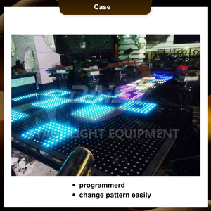 Kính không thấm nước pixel Led sàn nhảy nhanh chóng lắp ráp Disco 3D điều khiển ánh sáng cho sự kiện cho thuê LED tấm gạch - Product Image 3
