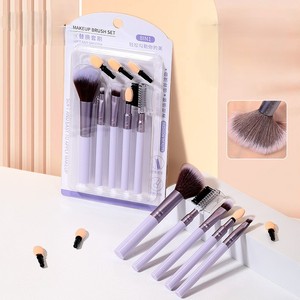 Ensemble de pinceaux de maquillage vegan, marque privée, luxe, 5 pièces, ensemble de pinceaux de maquillage de voyage de haute qualité avec boîte d'emballage - Product Image 6
