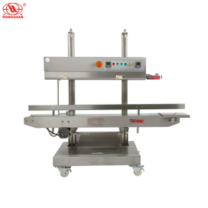 Máy niêm phong màng nhựa dọc + in tem ngày in + Đai niêm phong - Product Image 4