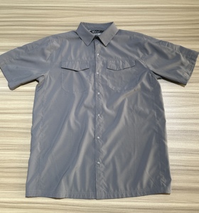 Camicia da Lavoro da <span class=keywords><strong>Uomo</strong></span> Casual, Vestibilità Ampia, Traspirante, Anti-Restringimento, Lavata, Asciugatura Rapida, per Esterni, Primavera Estate, Multitasche, Lunga - Product Image 3