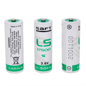 Batería de bobina de litio primaria SAFT LS17500 3.6V 3.6AH 12.96Wh LiSOCl2, celda cilíndrica tamaño C, 3600mAh 12960mWh - Product Image 2