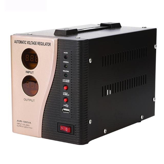 Single Phase 500-5000w AVR Digital Display Auto Voltage Stabilizer Regulator for Home Appliance