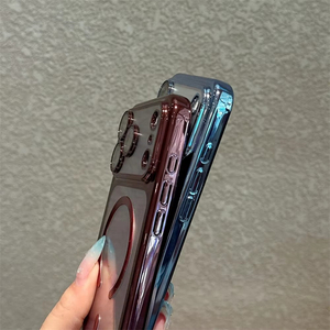 Coque de téléphone magnétique transparente avec chargement sans fil pour iPhone 18 17 16 15 Pro Max, antichoc souple et fine, anti-poussière - Product Image 5