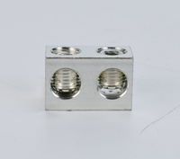 Bloc de bornes mécanique à 2 ports AL9CU 2/0-14 AWG pour tableau de commutation