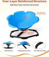 Chaise tournante pour enfants autistes, chaise pivotante sensorielle, jouet d'équilibre en plastique pour TDAH, utilisation intérieure/extérieure